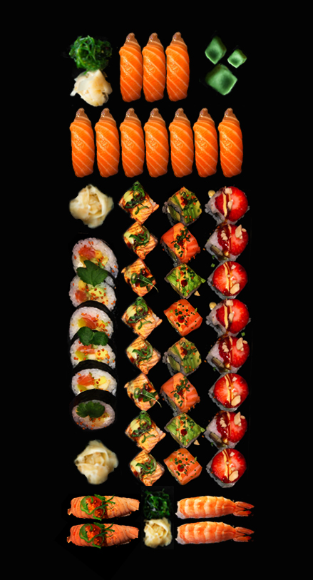 Familiekombo KVIKKsushi